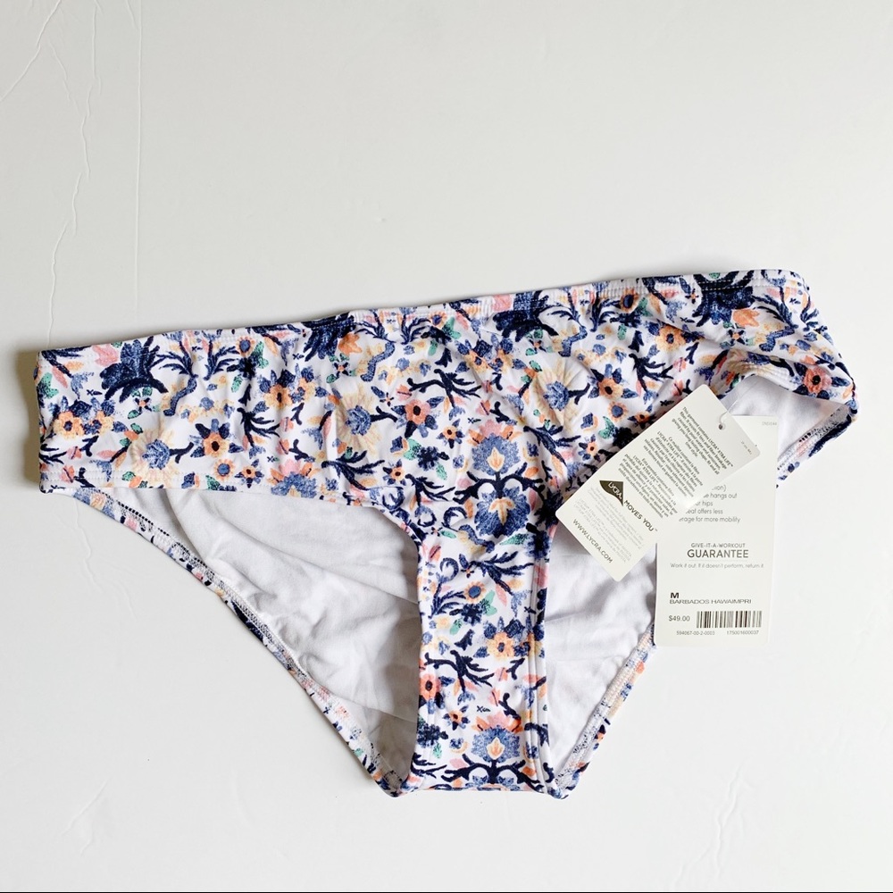 NWT Athleta Barbados print swim bottom
